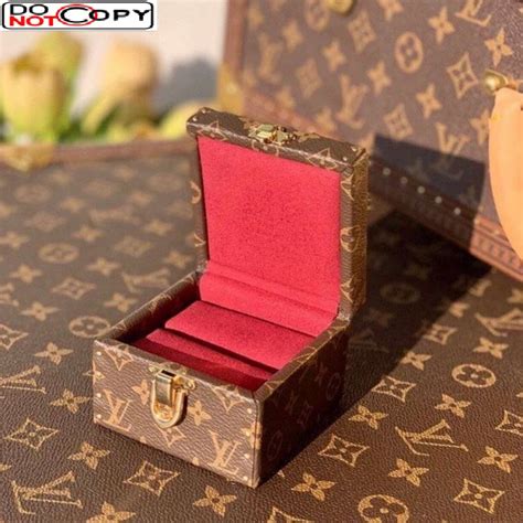 LOUIS VUITTON Monogram Ecrin Declaration Jewelry Box